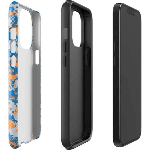 NBA New York Knicks Digi Camo iPhone 15 Pro Impact Case